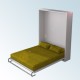 Cama Abatible Vertical disponible en diferentes medidas y colores Ref N13000