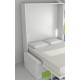 Pack Cama Abatible Vertical con estante, Sofá y Colchón Viscoelastico Ref N29000