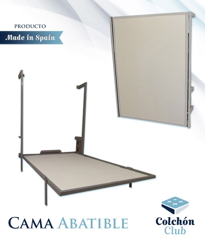 Cama Abatible vertical con estructura metálica disponible en diferentes colores Ref F12000