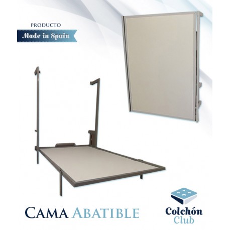 Cama vertical estructura metálica disponible diferentes colores