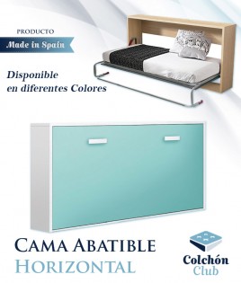 Cama Abatible Horizontal disponible en diferentes colores Ref E10000