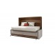 Cama Abatible Horizontal con Sofá disponible en diferentes medidas y colores Ref N34000