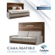 Cama Abatible Horizontal con Sofá disponible en diferentes medidas y colores Ref N34000