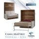 Cama Abatible Vertical con Sofá disponible en diferentes medidas y colores Ref N15000