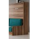 Pack Cama Abatible Horizontal con Sofá y Colchón Viscoelastico Ref N43000