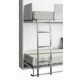 Pack Litera Abatible Horizontal y Colchones Viscoelasticos Ref N25000