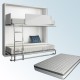 Pack Litera Abatible Horizontal y Colchones Viscoelasticos Ref N25000