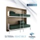 Litera Abatible Horizontal con opción de Altillo Ref N30000