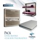 Pack Litera Abatible Horizontal con Escritorio y Altillo opcional y Colchones Viscoelásticos Ref N33000
