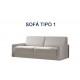 Cama Abatible Vertical con Sofá disponible en diferentes medidas y colores Ref N15000