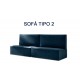 Cama Abatible Horizontal con Sofá disponible en diferentes medidas y colores Ref N34000