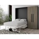 Cama Abatible Vertical con estante y Sofá disponible en diferentes medidas y colores Ref N44000