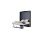 Cama Abatible Vertical con estante sincronizado disponible en diferentes medidas y colores Ref N46000