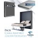 Pack Cama Abatible Vertical con estante sincronizado y colchón viscoelástico Ref N48000