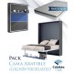 Pack Cama Abatible Vertical con estante sincronizado y colchón viscoelástico Ref N49000