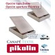 Canapé Textil Pikolin disponible con tapa Doble, apertura Eléctrica y opción Cabecero Ref P278100