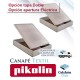 Canapé Textil Pikolin disponible con tapa Doble, apertura Eléctrica y opción Cabecero Ref P278100