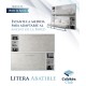 Litera Abatible Horizontal con estantes a ambos lados Ref N58000