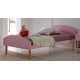 Dormitorio Juvenil fabricado en madera de pino con cama individual, mesita y cómoda Ref TA10
