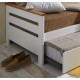 Cama juvenil con arrastre nido fabricada en madera de pino Ref TA16