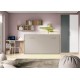 Dormitorio Juvenil con cama abatible, armario y escritorio Ref ET18