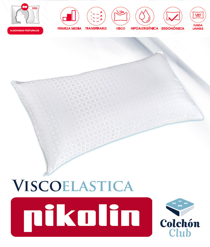 Almohada Viscoelastica Pikolin modelo Visco Medium Ref P57100