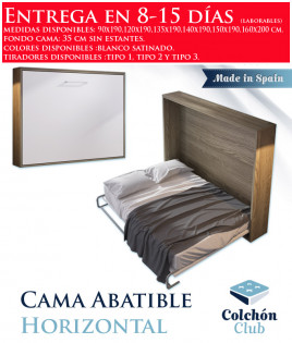 Muebles Bufalo - CAMA PLEGABLE CON COLCHÓN