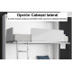 Pack Litera Abatible Horizontal y Colchones Viscoelasticos Ref N25000