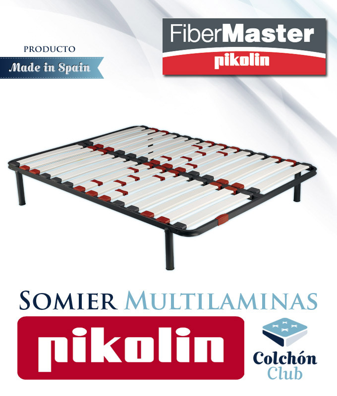 Somier Pikolin modelo SM70 con multiláminas fabricadas en fibra de carbono Ref P28000