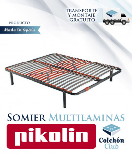 Somier multiláminas Pikolin modelo SG20R con regulación Lumbar Ref P27000