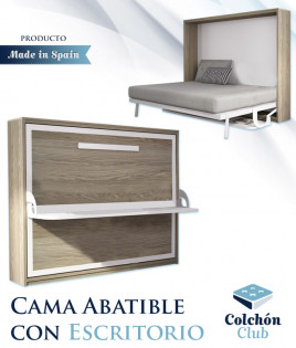 Cama Abatible Horizontal con Escritorio Ref N62000