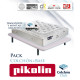 Pack Pikolin, colchón Gama Alta modelo Dualpik de muelles ensacados y Base tapizada Ref P273000