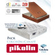 Pack Pikolin, colchón Gama Alta modelo Dualpik de muelles ensacados y Canapé de madera Pikolin Ref P274000