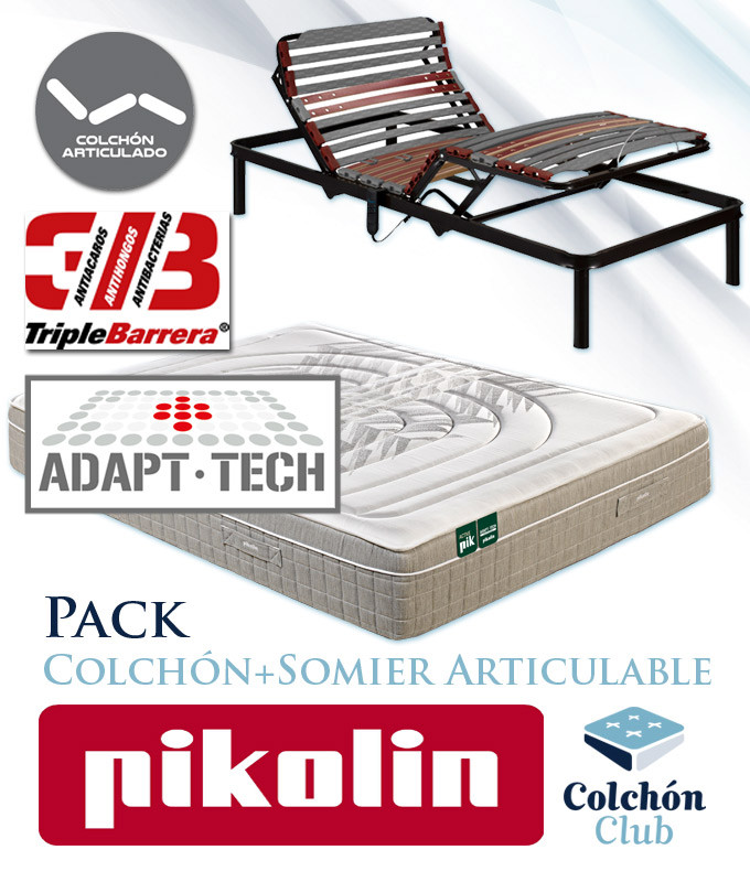 Pack Pikolin, colchón modelo Activepik Art y Somier Articulable Ref P275000