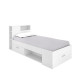 Dormitorio Juvenil con cama compacta con huecos de almacenaje Ref YK21