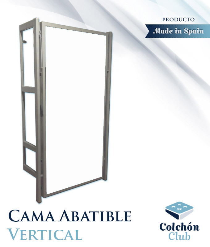 Cama Abatible vertical con estructura metálica