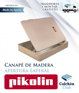 Canapé Pikolin modelo Naturbox matrimonial con apertura lateral Ref P50100