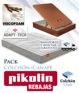 Pack Pikolin, Colchón Modelo Africa y Canapé de Madera Pikolin Ref P336000