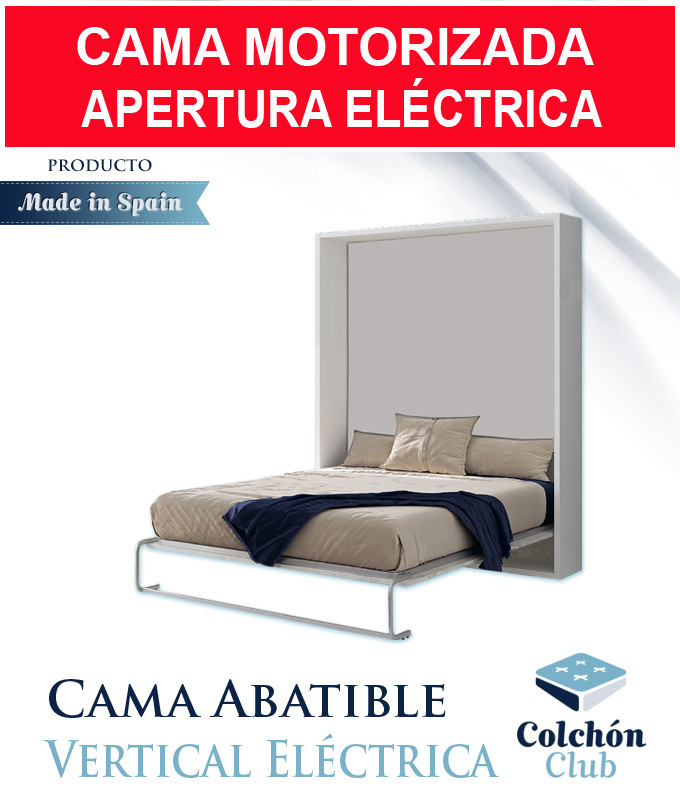 Cama Abatible Vertical con Apertura Eléctrica