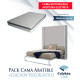 Pack Cama Abatible Vertical con Apertura Eléctrica y Colchón Viscoelastico Ref N74000