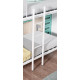Dormitorio con litera abatible con altillo, estantería y escritorio Ref Z54