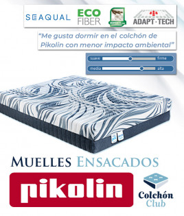 Colchón Pikolin modelo Ecopik de muelles Ensacados y Biovisco, el colchón Pikolin con menor impacto ambiental Ref P14000