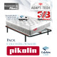 Pack Pikolin, Colchón Pikolin modelo Sleep con muelles ensacados y somier multiláminas Ref P437000