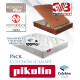 Pack Pikolin, Colchón Pikolin modelo Dream con muelles y Canapé de madera Pikolin Ref P435000
