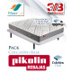 Pack Pikolin, Colchón Modelo Elan y Base Tapizada Ref P364000