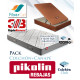 Pack Pikolin, Colchón Modelo Valencia y Canapé de Madera Pikolin Ref P366000