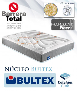 Colchón Bultex modelo Casiopea con Progression Fiber Plus Ref B19000