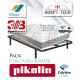 Pack Pikolin, Colchón de Muelles Modelo City y Somier Multiláminas SG16 Ref P449000