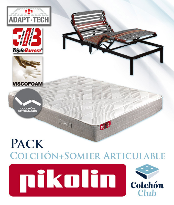 Pack pikolin, Colchón modelo Sensium y Somier Articulable Ref P153000