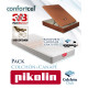 Pack Pikolin, Colchón Viscoelástico modelo Hechizo Compact y Canapé de Madera Pikolin Ref P152000